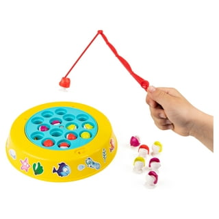 Baby Toddler Fishing Games Table Toys, Kids Electric Music Rotation Fish  Catch Toy Rod Board, Christmas Birthday Gifts for 3 4 5 6 7 8