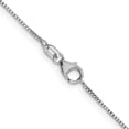 thumbnail image 4 of 18K White Gold Jbsp's Wg .7mm Box Chain (18 X 0.7) Made In Italy 18lp21-18, 4 of 5
