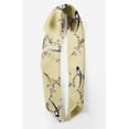 thumbnail image 2 of Bimba Beige Floral & Paradise Whydah Bird Pure Silk Printed Head Bandanas Summer Neck Wrap Scarf 40 x 40 Inches, 2 of 6