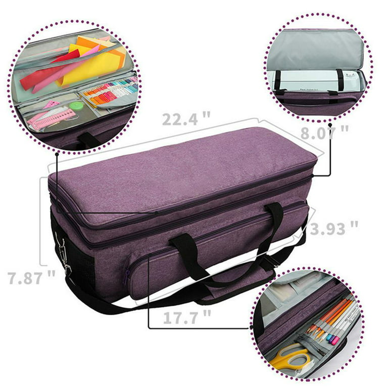 Dust Cover for Cricut Maker Machines - with Back Pockets for Accessories -  Gray