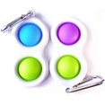 thumbnail image 1 of Jouet Fidget Simple Dimple, Porte-clés Jouet Anti-Stress, Mini Jouet de Décompression Portable à Main, Jouet Fidget Simple Dimple, Jouet Sensoriel (2 Pcs), 1 of 9