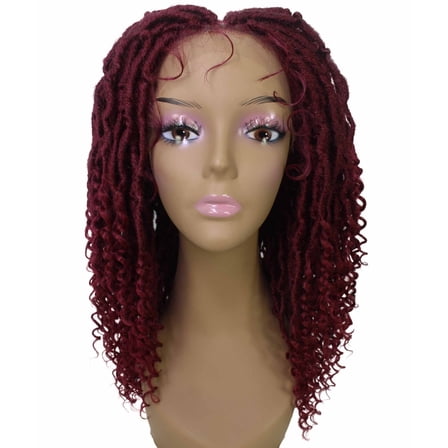 LUXLUXE Angel Curly Locs Braid Braided Women Wig, 20+ Shades of Natural ...