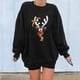 thumbnail image 2 of Navidad moda mujer casual manga larga impresa damas sudadera tops Pompotops  gfhjh4747, 2 of 8