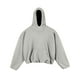 thumbnail image 1 of Sudadera con capucha para hombre, lisa, de manga larga, polar, de ancho corto, doble capa, estilo urbano occidental, sudadera con capucha, blusa de poliéster para hombre, 1 of 7