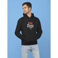 thumbnail image 2 of I Love Winnie Cooper Hoodie Men -T-Line Designs, Male Small, 2 of 4