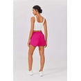 thumbnail image 5 of Pinspark Women's High Waisted Running Shorts Mesh Liner Athletic Shorts Quick Dry Gym Workout Shorts with Zip Pocket, 5 of 7