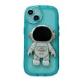 thumbnail image 1 of 3D Plating Astronaut Hidden Stand Case Cover Cute Astronaut Stand Phone Case para IPhone 13 Cover, 1 of 1