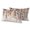 White, variant on Outdoor Pillow Covers 24x24 Set of 2, Brown Eucalyptus Fall Waterproof Patio Throw Pillow Covers for Couch Sofa Chair, Botanical Weeping Leaves Pastoral Decorative Pillowcases for Throw Pillows