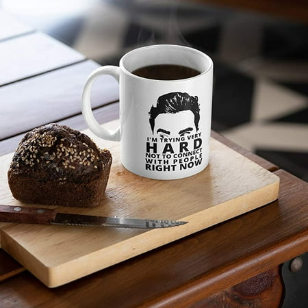 

ERTUTUYI Ceramic Look Mug Inspiration Coffee Motivation Novelty Quote White Vintage Glass&Bottle
