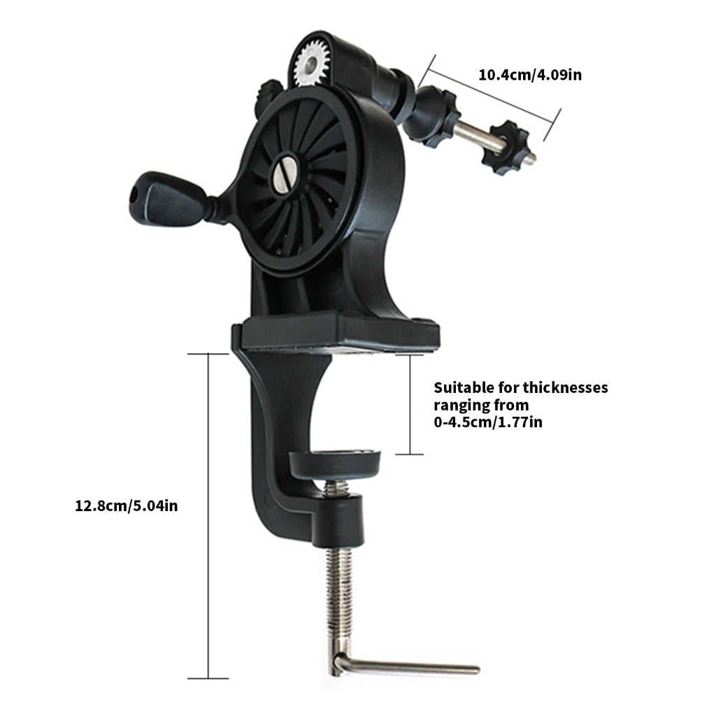 Ysmooiuy Fishing Lines Winder Equipment Efficient Line Spooling Tool Fishing Line Spoolers Spooling Station Systems with Clamp