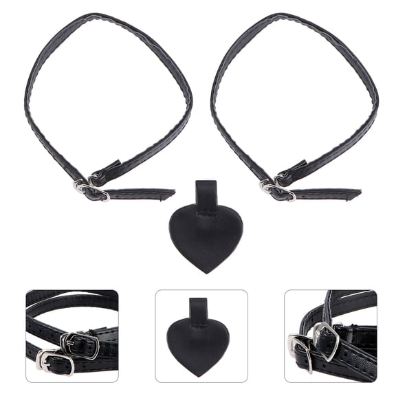 TABLZONE 1Set Black Comfortable High Heel Grips Durable Heel Stickers for Shoes