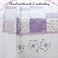 thumbnail image 2 of Cozy Line Love of Lilac Patchwork Cotton Quilt, Twin - Reversible 68x86 inches (2 Count), 2 of 7