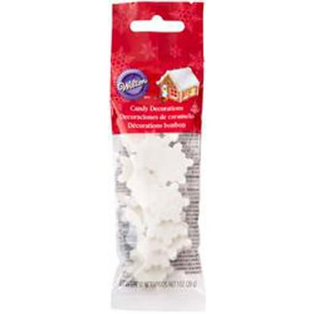 Jumbo White Snowflake - Gingerbread Decorations