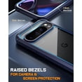 thumbnail image 3 of Poetic Guardian Case for Google Pixel 9 Pro XL 5G, Built-in Screen Protector [Work with Fingerprint ID], Blue, 3 of 5