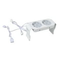 thumbnail image 1 of Ram Radiator, 4500RPM Water Cooling Computer Radiator Low Noise Heat Exchanger Liquid Cooling Radiator, PWM Temperature Control, 2 Fan for DDR DDR2 DDR3 DDR4 DDR5, 1 of 7