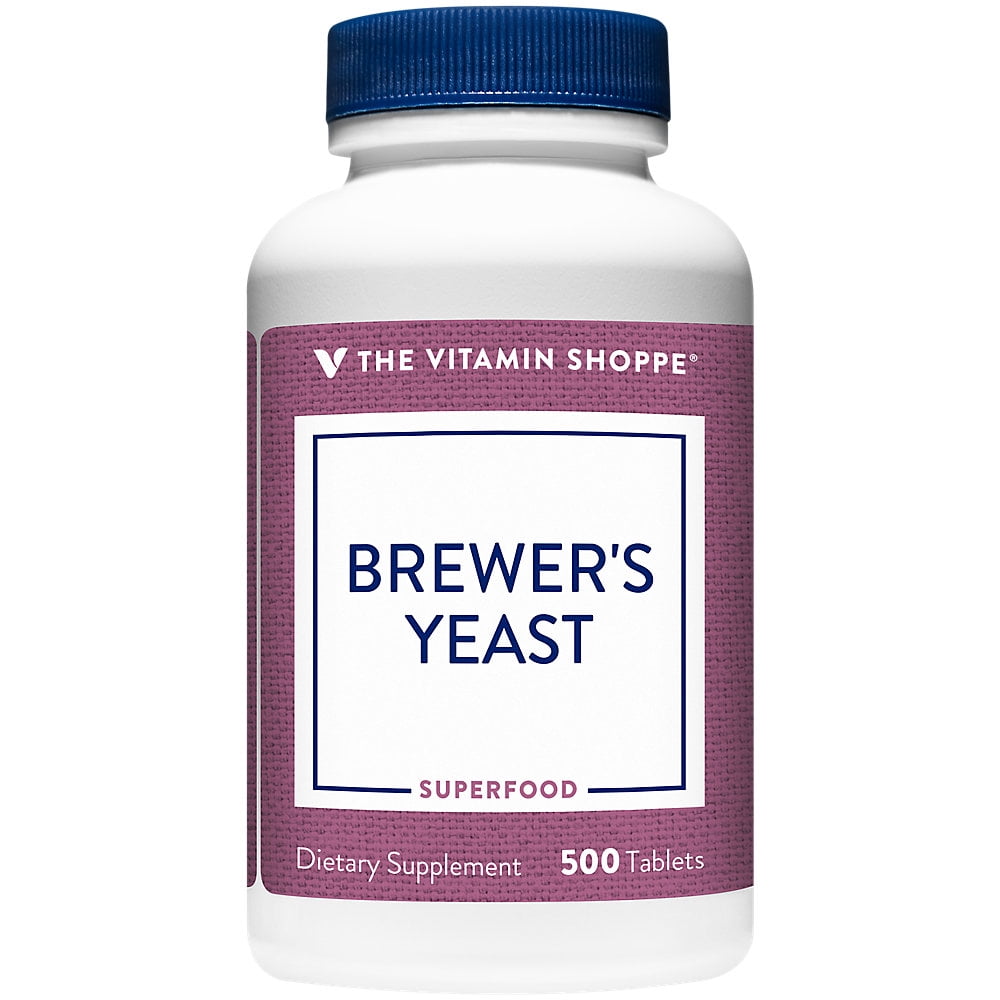 The Vitamin Shoppe Brewer's Yeast 3,900MG, Superfood, Source of B