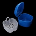 thumbnail image 3 of Beyonday Teeth Retainer Storage Box Denture Case False Teeth Invisible Braces Box Denture Cleaning Strainer Bath Soaking Cup Container Holder with Filter Basket Net, 3 of 5