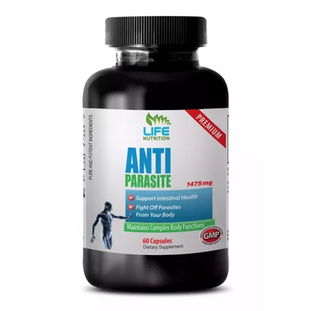 parasite wormwood - ANTI PARASITE COMPLEX 1475MG - apple pectin 1 Bot 60 Caps