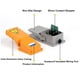 thumbnail image 4 of Interruptor De Pedal De Control De Pie LT4, Controlador De Potencia De Pedal De Jog Con Carcasa De Aluminio Para Equipos De Máquina Herramienta, 4 of 7