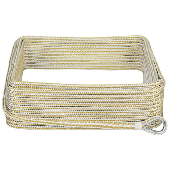 Extreme Max 30062042 BoatTector Double Braid Nylon Anchor Line with Thimble - 3
