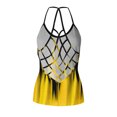thumbnail image 3 of Aayomet Tank Tops Women Womenâs Sleeveless Crop Tops Double Layer Scoop Neck Cropped Tank Top,Yellow S, 3 of 4