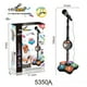 thumbnail image 3 of Micrófono para niños con música amplificada, micrófono para niños con soporte, simulación de karaoke de pie, juguete para cantar para bebés, 3 of 5