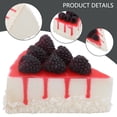 thumbnail image 3 of JINGT Artificial Fruit Cakes Dessert Fake Food Bread Simulation Cake Wedding Decortion Dining Courtyard Desktop Cake Model Decoration F, 3 of 5