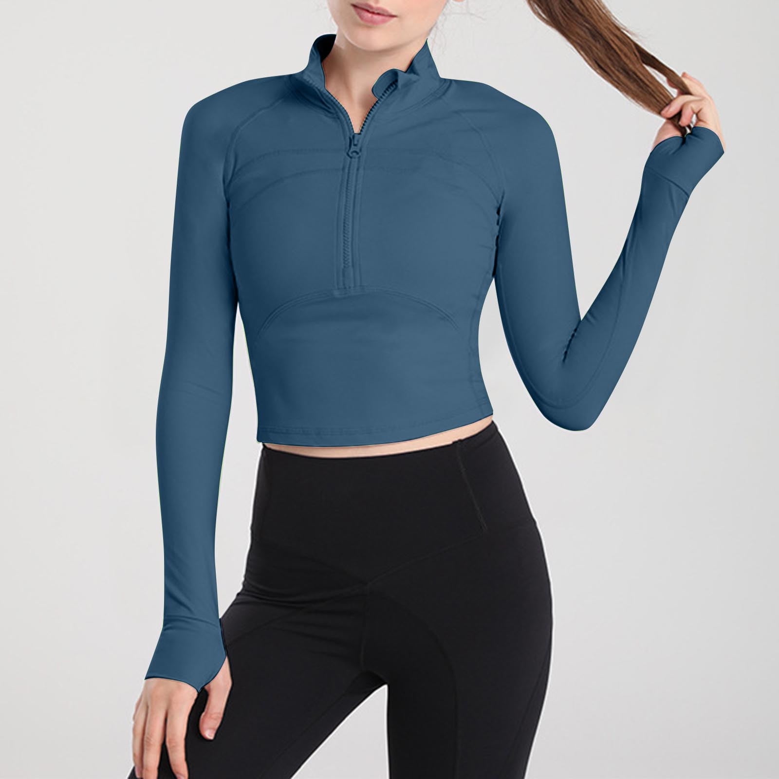 Slimfit Longsleeve Cropped Top【V2412204】 Jaclyn Cropped Long Sleeve Top - Magenta | Fashion Nova