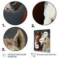 thumbnail image 3 of Designart "Dynamic Duo of Horses" Animals Wall Art Print, 3 of 5
