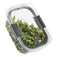 thumbnail image 4 of Rubbermaid Brilliance Medium Deep 4.7 Cup Food Salad Storage Container, Clear, 4 of 4