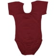 thumbnail image 2 of Dancina Cotton Kids Short Sleeve Ballet Dance Leotard for Girls, 2 of 6