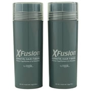 XFusion Keratin Hair Fibers Dark Brown 2 ct .98 oz