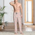 thumbnail image 4 of Salouo Rabbit Print Pajama Pants for Men, Lounge Pants Elastic Waistband Casual Men's sleepwear Loungewear Sleep Pajama Pant -Large, 4 of 7