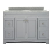 Monterrey 49" Cool Grey Vanity with Rushmore Grey Granite Top