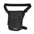 thumbnail image 1 of Bolsa cartuchera, bolsa de cadera, bolsa de herramientas, informal, versátil, cintura, muslo, riñonera, bolsas para ciclismo, viajes, escalada, pesca, Negro, 1 of 8