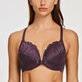 thumbnail image 4 of MELENECA Female Racerback Front Closure Unlined Underwire Bra for Women Purple 46B, 4 of 5