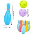 thumbnail image 3 of Bowling Bowling for for Bowling for for Kindergarten Bowling Bowling Pin Plastic, 3 of 5