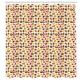 thumbnail image 2 of Ambesonne Autumn Shower Curtain, Pine Cones Harvest Maple, 69"Wx84"L, Multicolor, 2 of 4