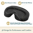 thumbnail image 4 of ComfiTime 3D Sleep Mask - 100% Blackout Eye Mask for Sleeping, Eye Covers for Men,Women,Kids, Contour Blindfold with Nose Baffle, Soft & Lightweight Sleep Eye Blinders , Latex-Free, Black, 4 of 13