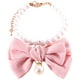 thumbnail image 1 of Collar de gato de perla delicado collar de perro Bowknot Collar de cachorro Decoración de perros accesorio, 1 of 4
