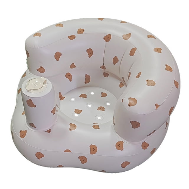 Sofá inflable para niños, sofá inflable para bebés de 3 meses en adelante, asientos para bebés, soplar con bomba de aire integrada