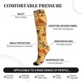 thumbnail image 3 of Lsque Brave Cowboys Pattern Sport Compression Socks for Men & Women 15-20 mmHg Knee High Nurse Pregnant Running Medical and Travel Athletic, 3 of 6