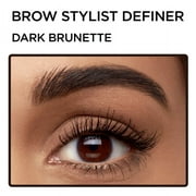 L'Oreal Paris Brow Stylist Definer Waterproof Mechanical Eyebrow Pencil, Dark Brunette