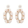 thumbnail image 1 of Pendientes colgantes para mujer, bonitos y elegantes, hechos a mano, con cuentas y un divertido elemento de flores multicolores, 1 of 6
