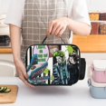 thumbnail image 4 of Beetlejuice Lunch Bags Insulated Soft Lunch Box Reusable Large Capacity Lunch Tote Bag for Office Picnic School, 4 of 8