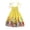 C, variant on vigerkar Girls Bohemian Dresses Floral Sleeveless Rainbow Beach Sundress with Necklace 2-9T (C, 6-7 Years)