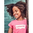 thumbnail image 2 of Levi's Girls' Short Sleeve Logo T-Shirt, Sizes 4-16, 2 of 3