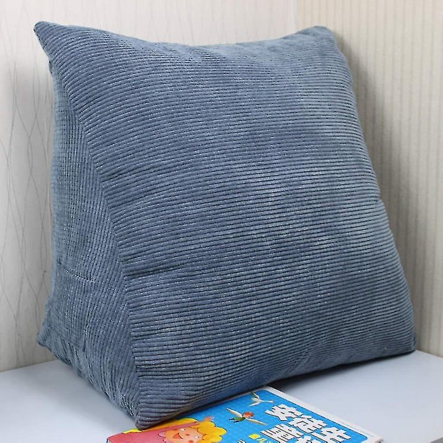Cojines para el respaldo de la cama, almohada de lectura grande, almohada triangular Hy