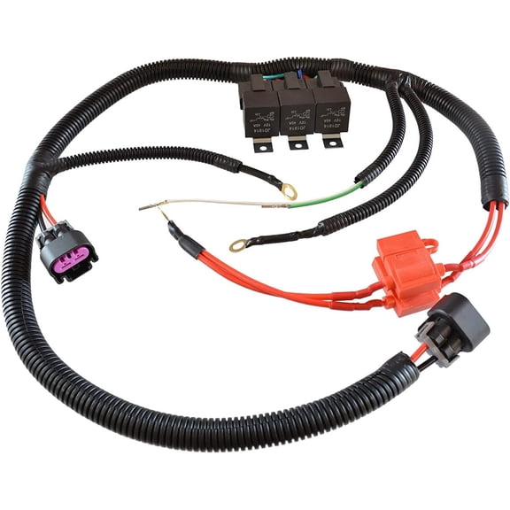 Michigan Motorsports Electric Dual Fan Upgrade Wiring Harness | Fits 1999-2006 GM Truck/SUV Applications | Plug-and-Play Cooling Fan Conversion Kit