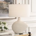 thumbnail image 6 of Uttermost Duostacked Ceramic Table Lamp in White, 6 of 11